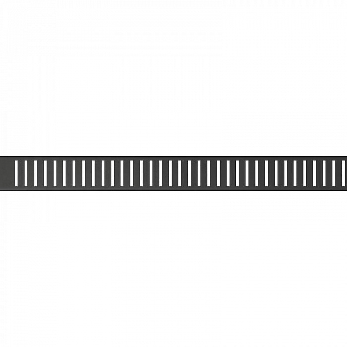 Alcaplast PURE BLACK PURE-300BLACK Решетка для водоотводящего желоба 5,3x29,4 цвет черный