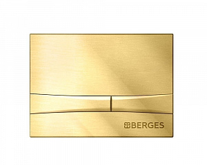 Berges Novum 040059 Кнопка для инсталляции F9, золото глянец