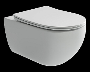 Подвесной унитаз Ceramica Nova CN3015 LONG Rimless Белый