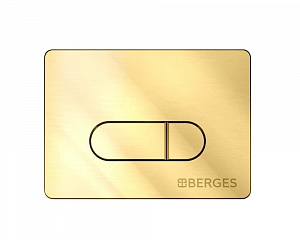 Berges Novum 040039 Кнопка для инсталляции D9, золото глянец