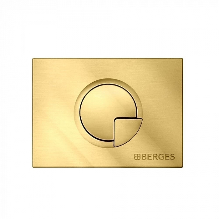 Berges Novum 040029 Кнопка для инсталляции R9, золото глянец