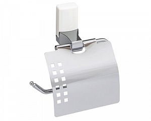WasserKRAFT Leine K-5025WHITE Держатель для туалетной бумаги подвесной белый/хром