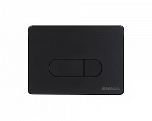 Berges Novum 040035 Кнопка для инсталляции D5, Soft Touch черная