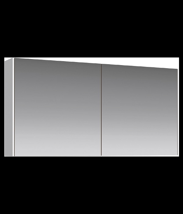Aqwella Mobi MOB0412+MOB0717W Зеркальный шкаф подвесной белый
