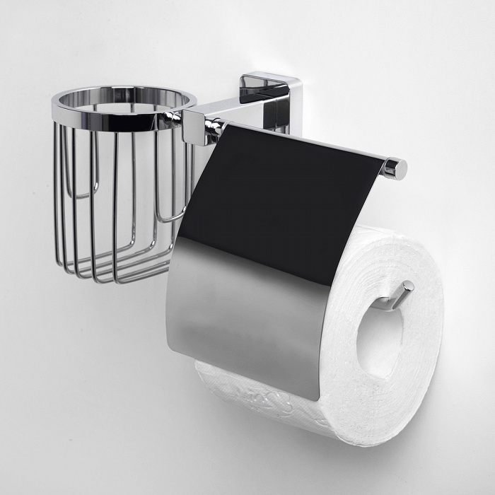 WasserKRAFT Lippe K-6559 Держатель для туалетной бумаги с держателем освежителя воздуха подвесной хр