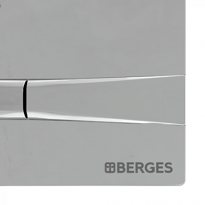 Berges Novum 040053 Кнопка для инсталляции F3, хром глянец