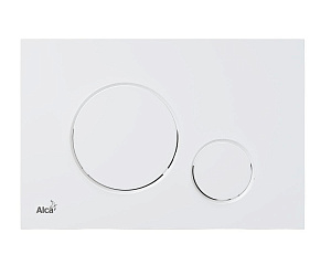 Alcaplast M676 M676 Кнопка управления для скрытых систем инсталляции цвет белый-мат