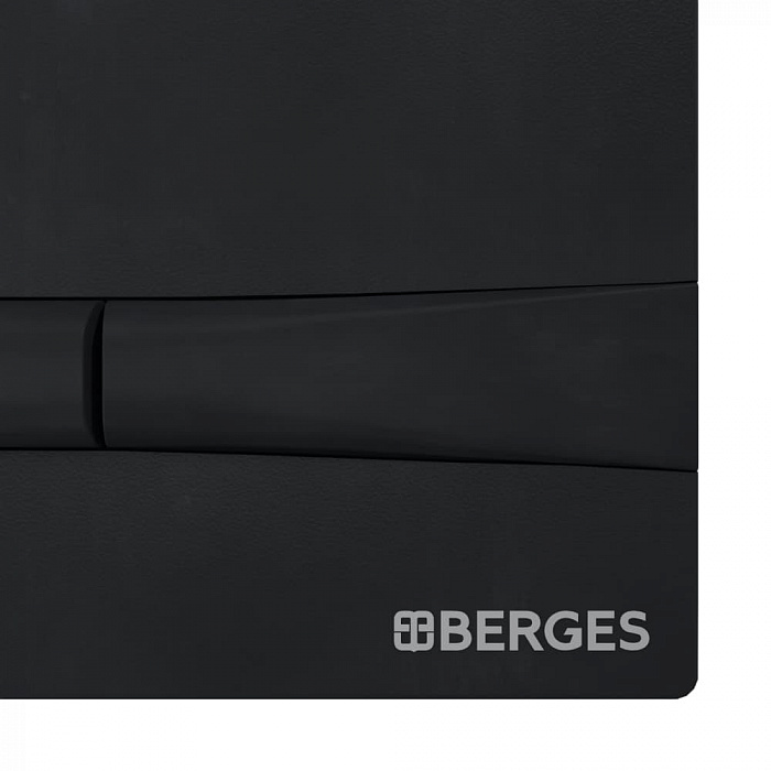Berges Novum 040055 Кнопка для инсталляции F5, Soft Touch черная