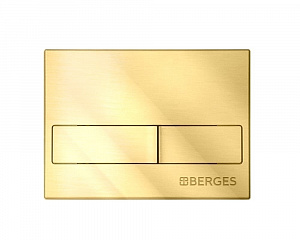 Berges Novum 040019 Кнопка для инсталляции L9, золото глянец 