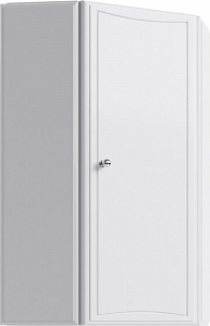 Купить aqwella barcelona ba.04.36 навесной угловой шкафчик белый в интернет-магазине santehcafe.ru