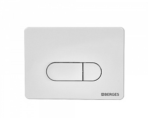 Berges Novum 040031 Кнопка для инсталляции D1, белая