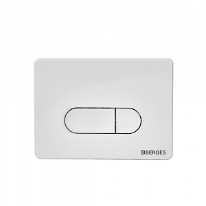 Купить berges novum 040031 кнопка для инсталляции d1, белая в интернет-магазине santehcafe.ru