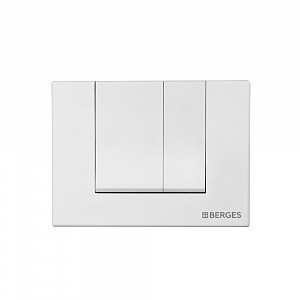 Купить berges novum 040041 кнопка для инсталляции s1, белая в интернет-магазине santehcafe.ru