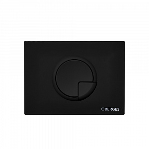 Купить berges novum 040025 кнопка для инсталляции r5, soft touch черная в интернет-магазине santehcafe.ru