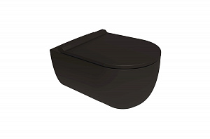 Купить bien vokha mdka052n1vp0b7000 унитаз подвесной безободковый c сиденьем микролифт slim,черный матовый в интернет-магазине santehcafe.ru