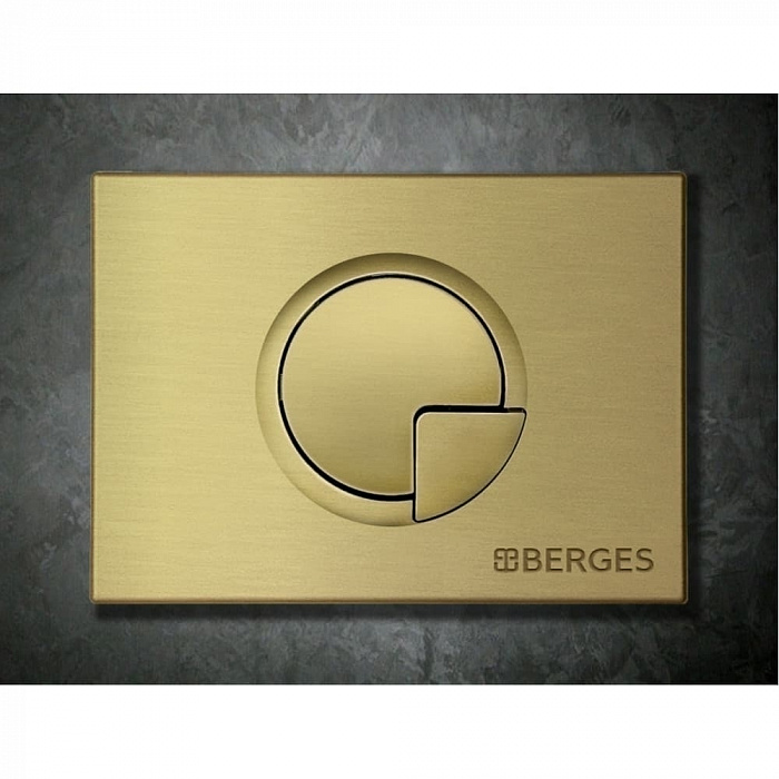 Berges Novum 040028 Кнопка для инсталляции R8, бронза