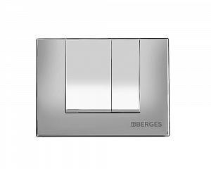 Berges Novum 040042 Кнопка для инсталляции  S2, матовый хром